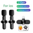 thumbnail image 2 of Microphone Lavalier Sans Fil Portable Enregistrement Vidéo Mini Micro pour Iphone Android Diffusion en Direct Téléphone de Jeu Microfonoe, 2 of 5