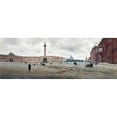thumbnail image 2 of Balunin, Mikhail Abramovich 24x11 Black Modern Framed Museum Art Print Titled - The Hermitage Palace and Palace Square, 2 of 4