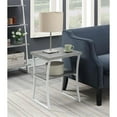 thumbnail image 2 of Convenience Concepts X-Calibur Table d'Appoint, Fini Bois Gris et Cadre en Métal, 2 of 4