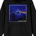 thumbnail image 2 of Pink Floyd Color Prism Long Sleeve Men's Black Hooded Sweatshirt-XXL, 2 of 7