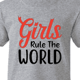 thumbnail image 4 of Inktastic Girls Rule the World Youth T-Shirt, 4 of 5