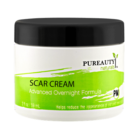 Scar Removal Cream (PM) - Advanced Scar Treatment for Night Time Use - Help Reduce the Appearance of Old and New Scars - Made in USA With Natural Ingredients - Help Make Your Scars Go