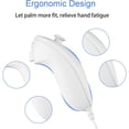 thumbnail image 4 of 2-pack Nunchuck Controllers for Wii, Nunchuk Joystick Remote Control Game C, 4 of 5