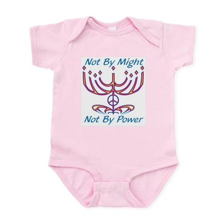 

CafePress - Not By Might Infant Creeper - Baby Light Bodysuit Size Newborn - 24 Months