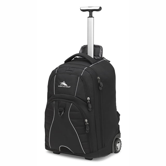 Mochila con ruedas para portátil High Sierra Freewheel negra de 15 pulgadas
