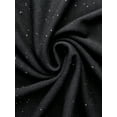thumbnail image 5 of DARING DIVA Sleeveless Bodysuits Sparkly Crew Neck Top XS Black, 5 of 6
