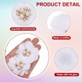thumbnail image 3 of Unique Bargains Chiffon Flower Appliques for DIY Craft Clothing Wedding White, 3 of 7