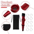 thumbnail image 6 of LeeQinersw Kids Kazoo Coordination Portable Music Classes Children Mouthpiece Dustcover Red, 6 of 9