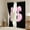 Black Pink, variant on Erosebridal Initial G Letter Curtains for Living Room, Princess Bow 30%-50% Blackout Curtains Set of 2 (38x45), Purple Monogrammed Curtains and Drapes (38x45), Window Curtains Room Decor