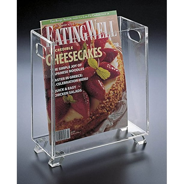 Clear Acrylic Magazine Holder or Wastebasket