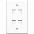 thumbnail image 1 of Plaque Murale Keystone Blanche 4 Ports USB Displayport, 1 of 1