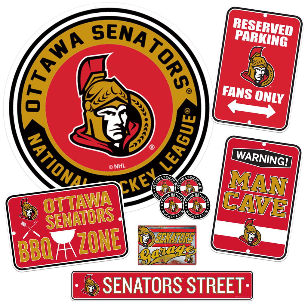 Mustang Products Ottawa Senators 8 Pack Team Logo Coaster Set