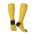 thumbnail image 4 of Fotbe Funny Chicken print Women's Men's Novelty Crew Socks Cotton Socks Knee High Socks for Walking,Running,Nurses,Pregnancy, 4 of 9