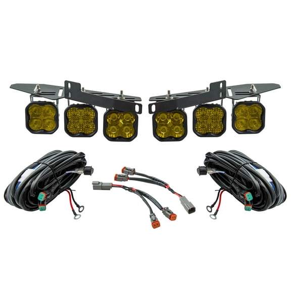 For Raptor 2017 SS3 LED Fog Kit Yellow Sport Diode Dynamics DD6365