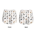 thumbnail image 3 of Fuzoiu Labrador Retriever Dog Print Women's Athletic Shorts, Double-Layer Running Shorts with Pocket,Women's Workout Shorts for Yoga, Gym, and Workouts-Medium, 3 of 7