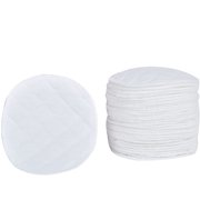 12 pcs 3 Layers Cotton Reusable Breast Pads Nursing Waterproof Washable Pad Baby Breastfeeding Accessory white