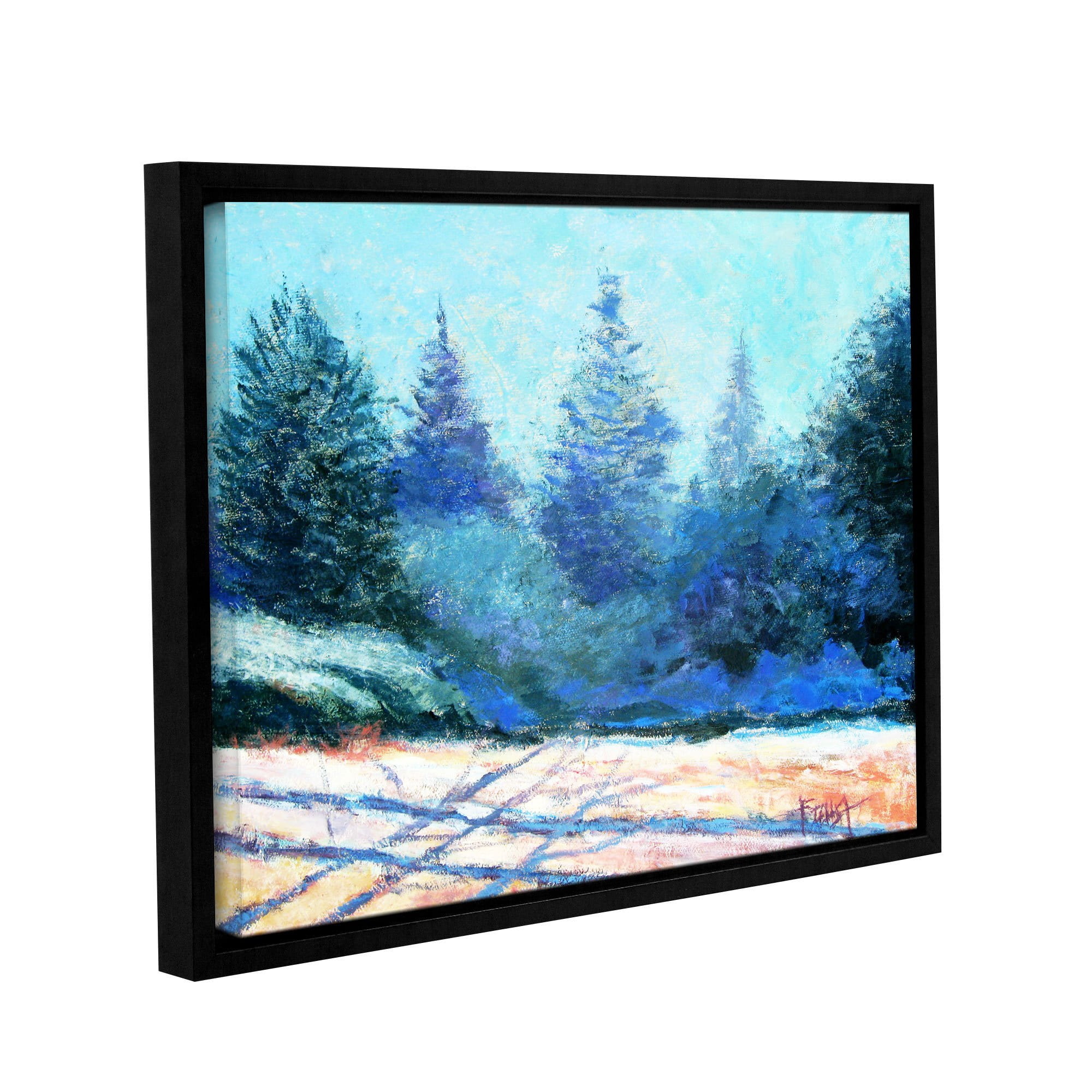 ArtWall Gene Foust "Tree Side" Gallery-Wrapped Floater-Framed Canvas