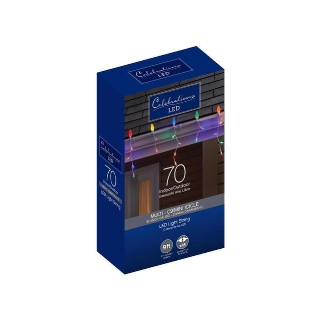Bombilla LED Celebrations C9 Multi de 70 quilates, 2,7 m de longitud