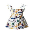 thumbnail image 3 of Enfants Filles Mode Robe Imprimée Sans Manches Enfants Filles Robe Élégante pour Porter Tous les Jours, 3 of 6