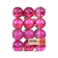 thumbnail image 1 of Fiudx Adornos para Árbol de Navidad, 24 Bolas Navideñas Colgantes, Bolas Navideñas de Plástico, Galvanoplastia, Juego de 24 Adorning Colgantes 3 Cm., 1 of 2