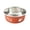 Red, variant on Stainless Steel Dog Bowl with Non-Slip Base, Long-Lasting Pet Feeding Dish for Food and Water, Medium Size for Dogs, Gray