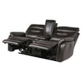 thumbnail image 4 of Fortuna Power Recliner Console Loveseat - Dark Red, 4 of 11
