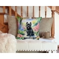 thumbnail image 3 of Cairn Terrier Spring Path Throw Pillow 14 in x 14 in, 3 of 4