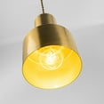 thumbnail image 3 of KAYYELAMP J-Type Gold Bronze Track Lighting E26 Base 29.5 Inches Brown Twisted Cord Vintage Design for Kitchen Restaurant(No Bulb, Track), 3 of 7
