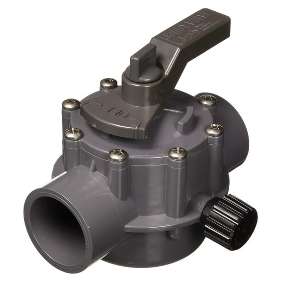 1154 3-Port 1-1/2 by 2-Inch Positive Seal , Gray