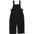 thumbnail image 1 of Unisex Classic Heavyweight Winter Snow Bib Ski Pant Snowsuit for Boys and Girls, Black 5/6, 1 of 2