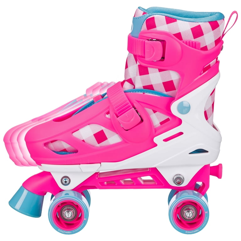 Roller Derby Girls 2-in-1 Roller/Inline Skates, Pink Gingham photo 6