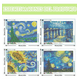thumbnail image 4 of Decoración Del Hogar Cielo Estrellado 4 Pk Azul, 4 of 5