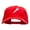 Red, variant on Microphone Embroidered Washed Cap - Khaki OSFM