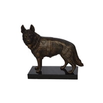 Service Dog standing -  Size: 12"L x 5"W x 12"H.