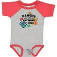 thumbnail image 3 of Inktastic In a World You Can Be Anything Be Kind Autism Awareness Boys or Girls Baby Bodysuit, 3 of 5