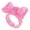 glitter hot pink, variant on Colorful Resin Rings Bowknot Rings Cute Stackable Rings Adjustable Open Rings Bow Rings Acrylic Finger Rings Jewelry