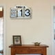 thumbnail image 3 of Calendario Colgador de pared Metal apenado elegante lamentable oficina dormitorio decoración, 3 of 9