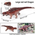 thumbnail image 3 of Modelo de dinosaurio HUOGUO de juguete liso pintado a mano para regalo para niño, 3 of 4