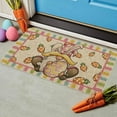 thumbnail image 2 of Qocolhg Easter Welcome Doormat for Outdoor Entrance, Happy Easter Eggs Non-Slip Front Door Mat for Indoor Bathroom Home Decoration, Washable Bunny Spring Welcome Mat, Clearance, 2 of 6