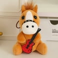 thumbnail image 6 of Stuffed Animal Toy Keychain - Soft Horse Keychain Charm for Backpack, Handbag and Purse - 5.75in, 6 of 6