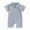 Blue, variant on Baby Boy Bubble Romper Newborn Infant Baby Girls Summer Short Sleeve Romper Soft Breathable Jumpsuit with Bow Tie Toddler Romper Green 0 Months-3 Months