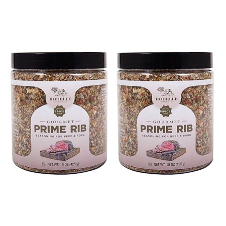 Rodelle Gourmet Prime Rib Seasoning for Beef and Pork  15 Oz. (Pack of (Best Spices For Pork Ribs)