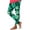 Green A, variant on St Patricks Day Leggings for Women Casual Stretch Slim Fit Fashion Printed Fitness Workout Yoga Pants (XL, White)