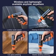Cordless Mini Car Polisher, Micro Cordless Scratches Killer Car Polisher RO/DA Mini Car Polisher for polishing, Sanding and Cleaning