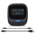 thumbnail image 1 of Receptor De Transmisor De Audio Bluetooth 5,0, Adaptador De Conector Aux Usb Inalámbrico De 3,5Mm Con Pantalla Oled Para Tv, Coche, Pc, Auriculares Inevent EL012699-00, 1 of 6