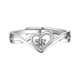 thumbnail image 2 of Fiudx Anillo de Circonita Cúbica, Elegante Joya de Compromiso con Diseño de Mariposa, Accesorio Brillante para Aniversario, Idea de Regalo Especial, Propuesta de Matrimonio, Ideal para Ocasiones Espe, 2 of 6