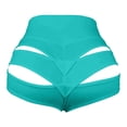 thumbnail image 7 of DHFJKG Womens Shorts Summer Sexy Hallow Out High Waisted Stretch Punk Hot Pants Night Out Clubwear Trendy Bottoms, 7 of 7
