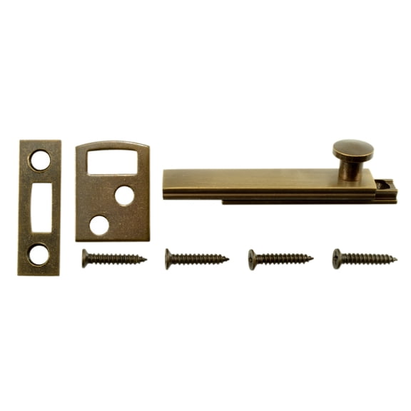 2-1/2" Antique Brass Surface Bolts (1 pcs.)