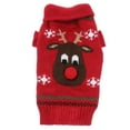thumbnail image 4 of LEORX Leorx Red Pet Sweater for Dogs - Holiday Themed Warm and Stylish, 4 of 8