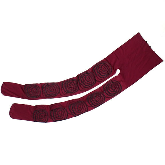 8D Thin Sheer Colorful Pantyhose for Women Subcultures Aesthetic Circles Pattern Silk Tights Stockings Leggings Hosiery